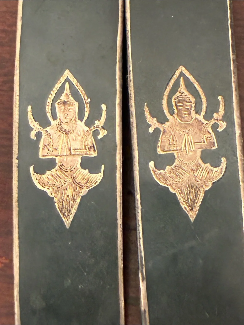Sterling Silver Hair Clips Marked SIAM ( Thailand )